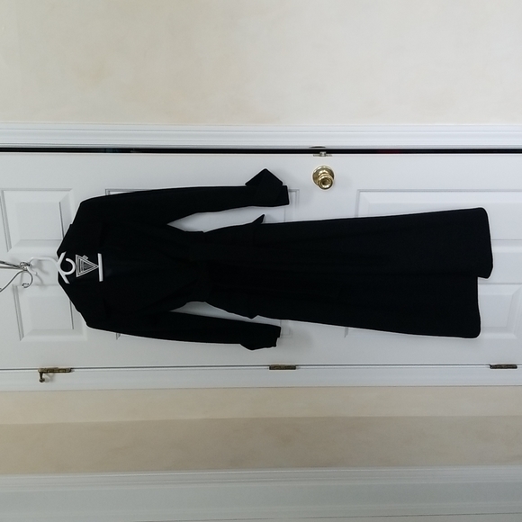 Marvin Richards Jackets & Blazers - Marvin Richards 100% wool black wrap coat